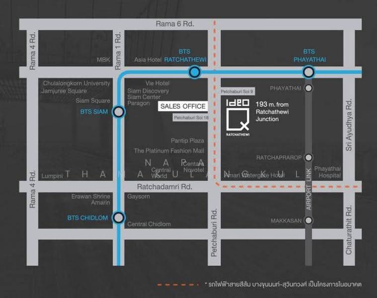 IDEO Q Ratchathewi, Bangkok, 515 Phetchaburi Road, Thanon Phetchaburi, Ratchathewi, Bangkok, 1 Bedroom, 34 sqm, Condo For Sale, by Napat Thamakulangkul, 500567837 - DDproperty.com