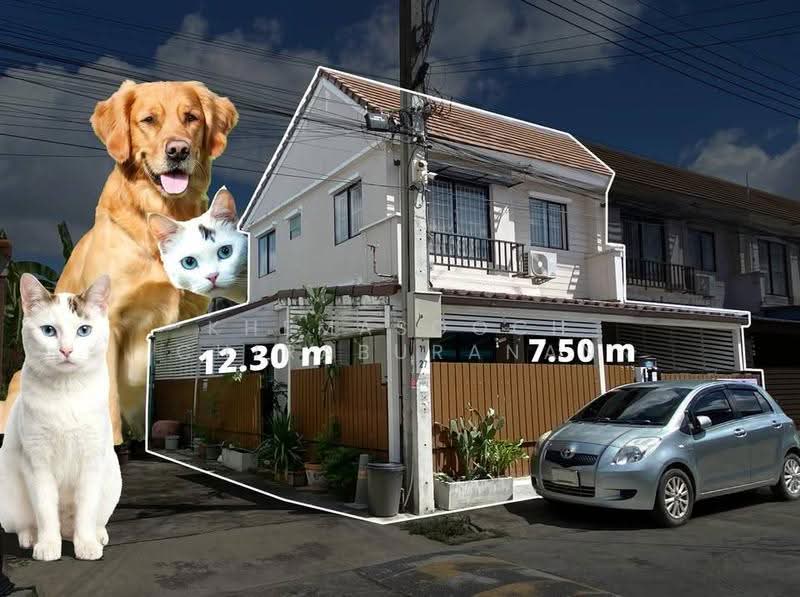 Baan Pruksa 58/2 Ladkrabang-Suvarnabhumi, Samut Prakan, Ladkrabang Road, Srisa Chorakhe Noi, Bang Sao Thong, Samut Prakan, 3 Bedrooms, 94 sqm, Townhouse For Sale, by Khemasooch Chiraburanan, 500568743 - DDproperty.com