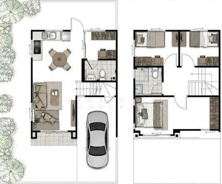 Baan Pruksa 58/2 Ladkrabang-Suvarnabhumi, Samut Prakan, Ladkrabang Road, Srisa Chorakhe Noi, Bang Sao Thong, Samut Prakan, 3 Bedrooms, 94 sqm, Townhouse For Sale, by Khemasooch Chiraburanan, 500568743 - DDproperty.com
