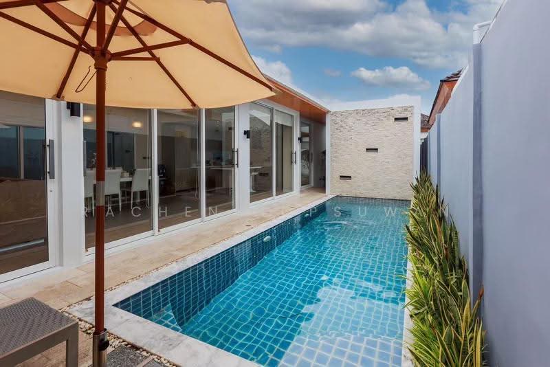 For rent: Pool villa in Phuket Town, 2 bedrooms, 2 bathrooms, 64 sq.wa. Rent: 90,000 THB/month, Phuket, Chalong, Muang Phuket, Phuket, 2 Bedrooms, 200 sqm, Villa For Rent, by Rachen Nopsuwan, 500568783 - DDproperty.com