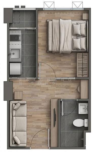 The Origin Phahon-Saphanmai, Bangkok, Thep Rak Road, Khlong Tanon, Sai Mai, Bangkok, 1 Bedroom, 27 sqm, Condo For Sale, by Ratchanon Songthammakul, 500568902 - DDproperty.com