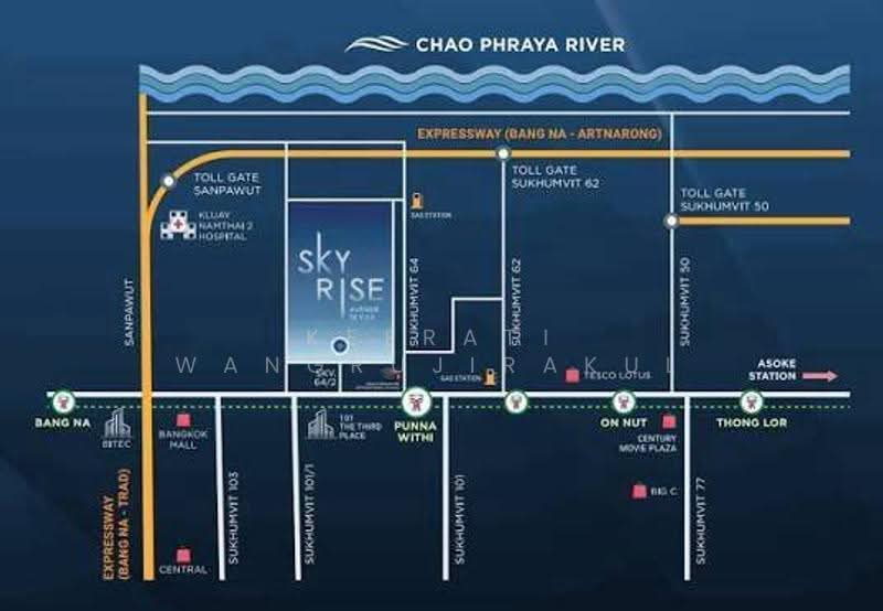 Skyrise Avenue Sukhumvit 64 : สกายไลน์ อเวนิว สุขุมวิท 64, กรุงเทพ, 3 ถนนสุขุมวิท 64, บางจาก, พระโขนง, กรุงเทพ, 45 ตร.ม., คอนโด ให้เช่า, โดย Keerati Wangrujirakul, 500569112 - DDproperty.com
