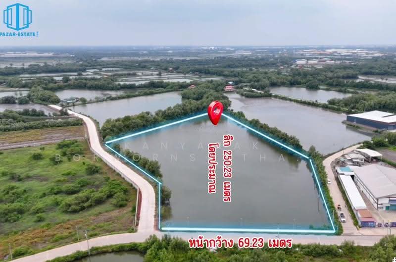 ที่ดินบ้านคลองสวน, Samut Prakan, Ban Khlong Suan, Phra Samut Jadee, Samut Prakan, , 25,015 sqm, Land For Sale, by Kanyarak Borwornsetthaskul, 500569765 - DDproperty.com