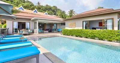 ขาย - Tropical 4 Bedroom Beachside Sea View Villa in Lamai, สุราษฎร์ธานี
