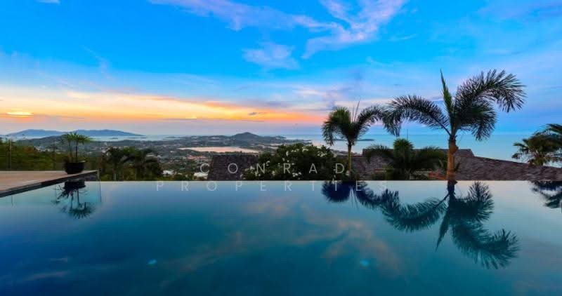 Tropical Luxury 4 Bed Sea View Villa in Chaweng, สุราษฎร์ธานี, บ่อผุด, เกาะสมุย, สุราษฎร์ธานี, 693 ตร.ม., วิลล่า ขาย, โดย Conrad Properties, 500570131 - DDproperty.com