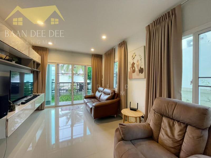 A house for rent near Big C Don Jan, Chiang Mai Rental Price: 24,000 THB / month Property No.7H340, chiang-mai, Chai Sa Than, Saraphi, Chiang Mai, 3 Bedrooms, 150 sqm, Single Detached House For Rent, by Baandeedee Chiangmai, 500570229 - DDproperty.com