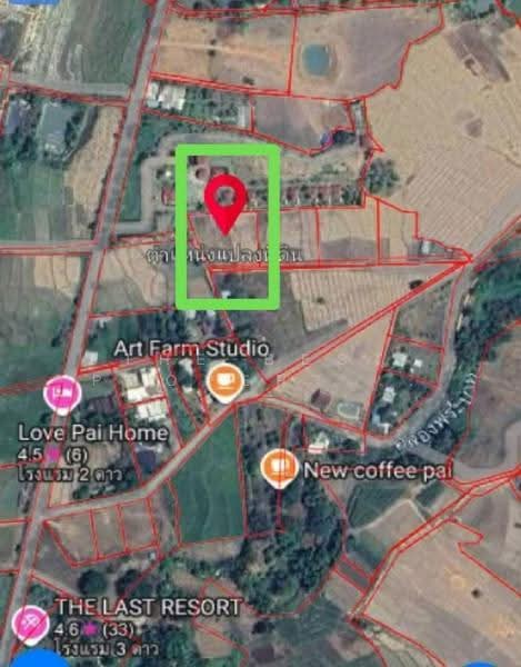 ที่ดินปาย แม่ฮ่องสอน, แม่ฮ่องสอน, เวียงเหนือ, ปาย, แม่ฮ่องสอน, 1,856 ตร.ม., ที่ดิน ขาย, โดย The Best Property บ๊วย, 500570241 - DDproperty.com