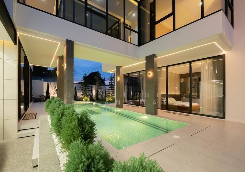 Pool Villa ให้เช่า - ใกล้โรงเรียนนานาชาตินครพายัพ เพียง 5 นาที ค่าเช่า 250,000 บาท / เดือน No.5P013, เชียงใหม่, สันผีเสื้อ, เมืองเชียงใหม่, เชียงใหม่, 200 ตร.ม., บ้านเดี่ยว ให้เช่า, โดย Baandeedee Chiangmai, 500571180 - DDproperty.com
