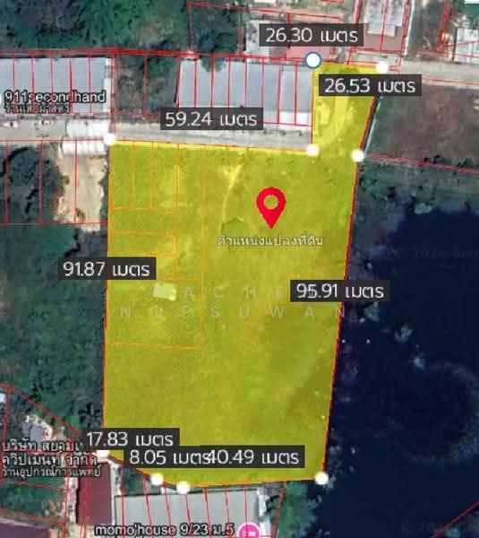 sale: Land adjacent to Koh Mee Nok Market, near Lopburi Ramesuan Road. Size: 3 Rai, 1 Ngan, 78 Sq, Songkhla, Khlong Hae, Hat Yai, Songkhla, , 5,512 sqm, Land For Sale, by Rachen Nopsuwan, 500571230 - DDproperty.com