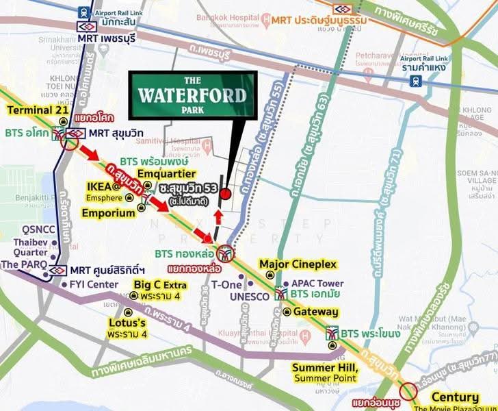 The Waterford Park, Bangkok, Soi Sukhumvit 53, Khlong Tan Nua, Watthana, Bangkok, 3 Bedrooms, 156 sqm, Condo For Rent, by Next Step Property, 500571338 - DDproperty.com