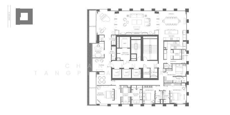 InterContinental Residences Bangkok Asoke, Bangkok, 10 Soi Sukhumvit 16, Khlong Toei, Bangkok, 4 Bedrooms, 226 sqm, Condo For Sale, by Chanoknan Tangpipattanapong, 500571405 - DDproperty.com