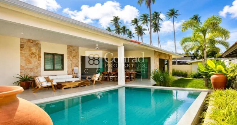 Discover refined tropical living with this exceptional 3-bedroom luxury pool villa for sale in Bang, Surat Thani, Mae Nam, Ko Samui, Surat Thani, 2 Bedrooms, 400 sqm, Villa For Sale, by Conrad Properties, 500571442 - DDproperty.com