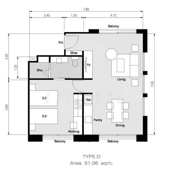 Surin Sands, Phuket, Soi Hat Surin 6, Choeng Thale, Thalang, Phuket, 1 Bedroom, 51 sqm, Condo For Sale, by Puttirat Kleebyam, 500571816 - DDproperty.com