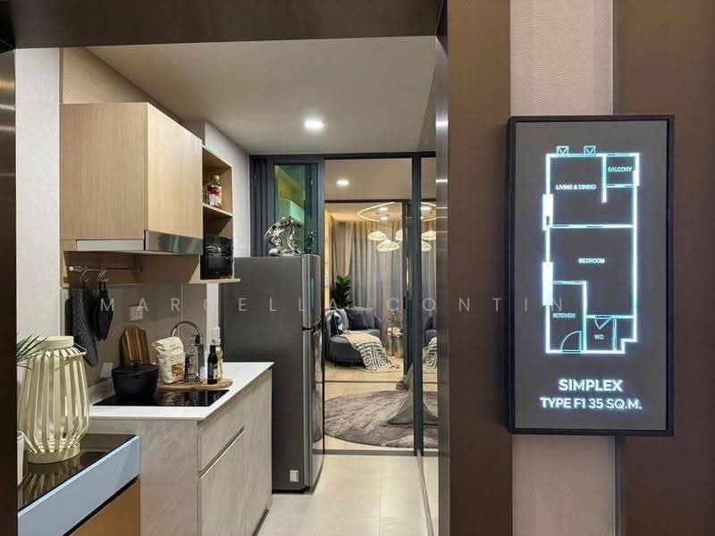 Aspire Vibha-Victory, Bangkok, 702 Asoke-Dindaeng Road, Din Daeng, Bangkok, 1 Bedroom, 35 sqm, Condo For Sale, by Marcella Contini, 500572635 - DDproperty.com