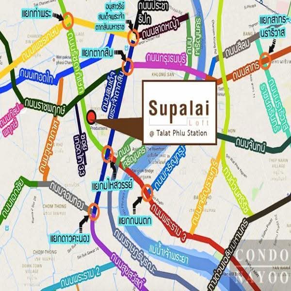 Supalai Loft @ Talat Phlu Station : ศุภาลัย ลอฟท์ แอท สถานีตลาดพลู, กรุงเทพ, ถนนรัชดาภิเษก, ตลาดพลู, ธนบุรี, กรุงเทพ, 63 ตร.ม., คอนโด ขาย, โดย AJHOMECENTER-คุณณิช, 500573134 - DDproperty.com