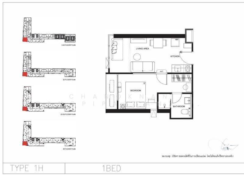 Quintara MHy’DEN Pho Nimit, Bangkok, 61 Krung Thonburi Road, Bukkalo, Thon Buri, Bangkok, 1 Bedroom, 34 sqm, Condo For Sale, by Chanoknan Tangpipattanapong, 500574117 - DDproperty.com