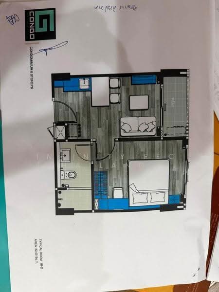 G Condo Sriracha, Chon Buri (Pattaya), Surasak, Si Racha, Chon Buri (Pattaya), Studio, 32 sqm, Condo For Sale, by Infinity EEC (Thailand) Co., Ltd., 500574168 - DDproperty.com