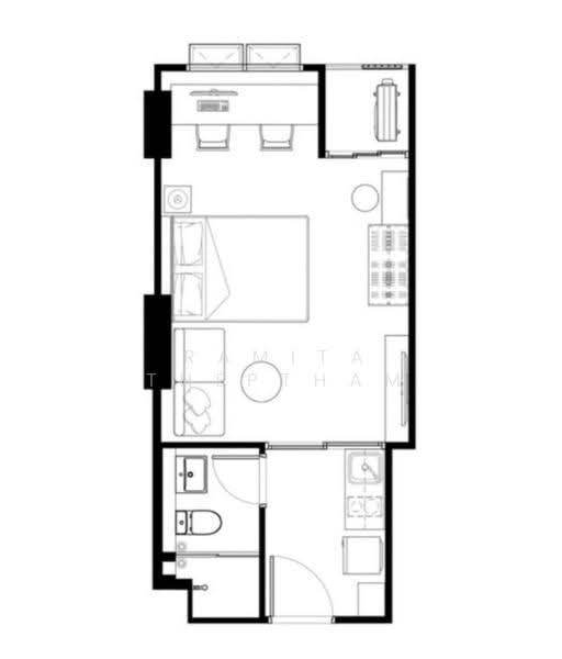 Supalai Parc Ekkamai-Pattanakarn, Bangkok, Suan Luang, Bangkok, 1 Bedroom, 30 sqm, Condo For Sale, by Ramita Theptham, 500574589 - DDproperty.com
