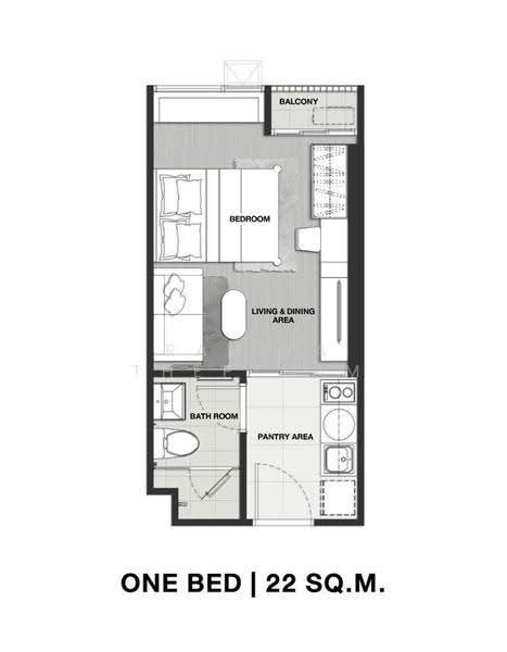 Knightsbridge Prime Onnut, Bangkok, Soi On Nut 1/1 Sukhumvit Road77, Phra Kanong Nua, Watthana, Bangkok, Studio, 23 sqm, Condo For Sale, by Ramita Theptham, 500574629 - DDproperty.com