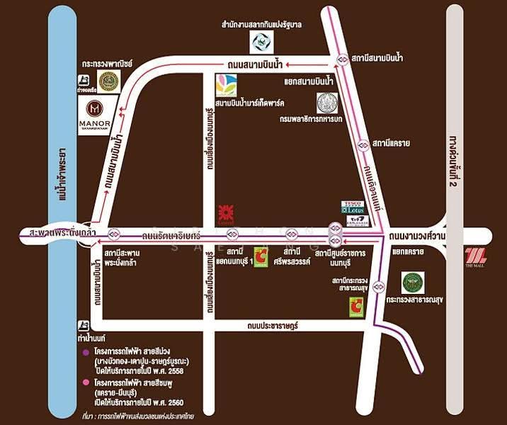 Manor Sanambinnam, Nonthaburi, 557 Nonthaburi Road, Bang Kra So, Muang Nonthaburi, Nonthaburi, 1 Bedroom, 29 sqm, Condo For Rent, by Sirithong Saetang, 500574690 - DDproperty.com
