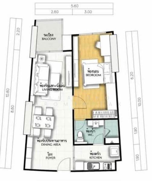Supalai Prima Riva (Residential), Bangkok, Rama 3 Road, Chong Nonsi, Yan Nawa, Bangkok, 1 Bedroom, 63 sqm, Condo For Sale, by Manapong Phromphitak, 500575225 - DDproperty.com