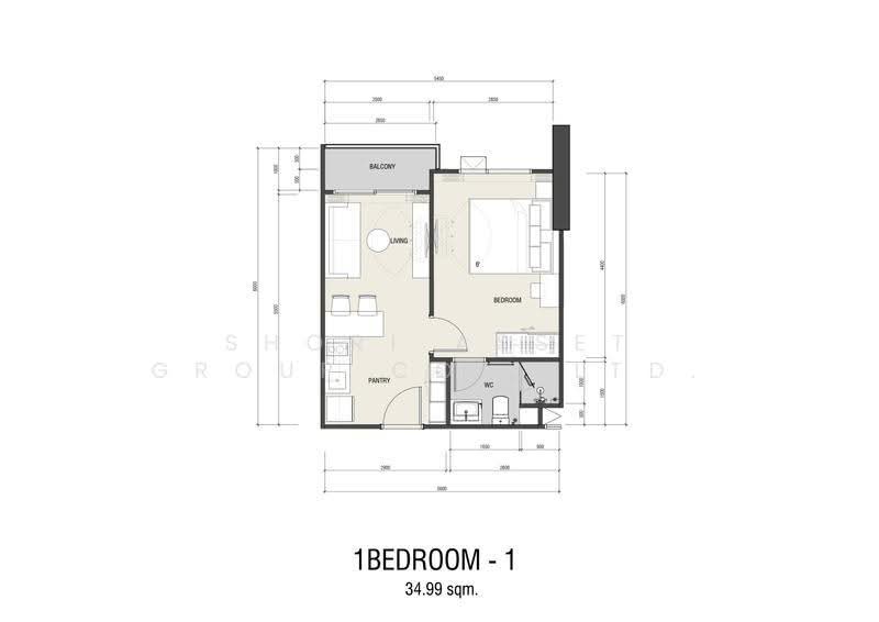 The Astra Infinite, Chiang Mai, Chang Klan, Muang Chiang Mai, Chiang Mai, 1 Bedroom, 34 sqm, Condo For Sale, by Shori Asset Group Co., Ltd., 500575878 - DDproperty.com
