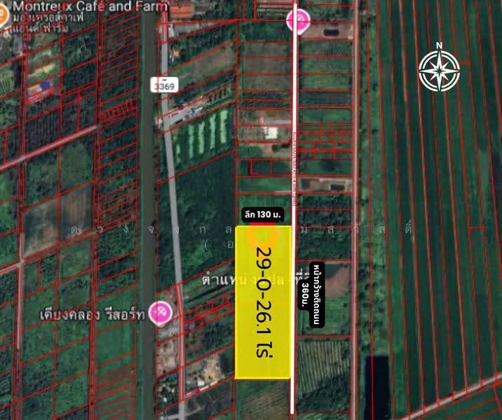 ที่ดิน คลอง16 องครักษ์ นครนายก, นครนายก, คลองใหญ่, องครักษ์, นครนายก, 46,504 ตร.ม., ที่ดิน ขาย, โดย ดวงจงกล ชุ่มสวัสดิ์ (ออ), 500576666 - DDproperty.com