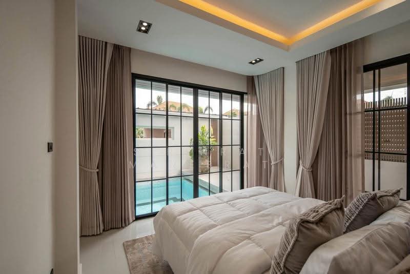 ขาย Private pool villa ในโครงการ หมู่บ้านพิมุกต์ 4(เฟส2) เพียง 4นาที สามารถเดินทางถึง โรงเรียนนานาชา, Chiang Mai, San Phra Net, San Sai, Chiang Mai, 4 Bedrooms, 420 sqm, Single Detached House For Sale, by Sirinrat Maneerat, 500576728 - DDproperty.com