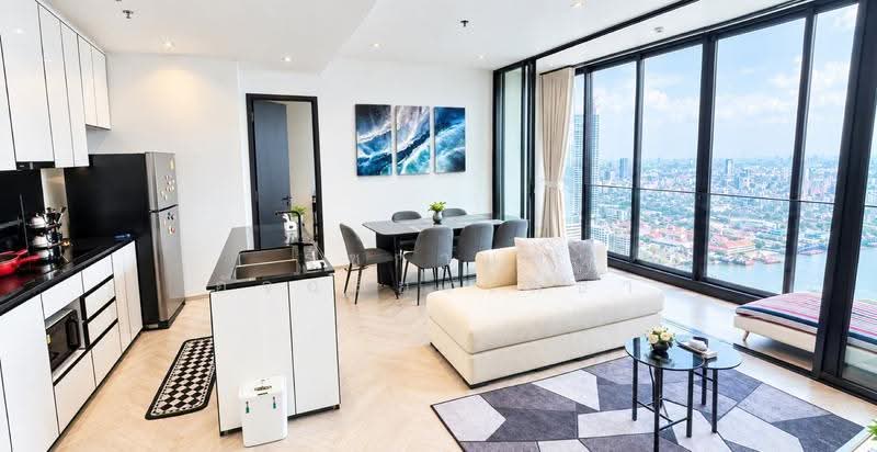 Chapter Charoennakhon–Riverside, Bangkok, Charoennakorn Road, Bang Lam Phu Lang, Khlong San, Bangkok, 2 Bedrooms, 79 sqm, Condo For Rent, by รัชกานต์ อัจฉริยะโพธา, 500576905 - DDproperty.com