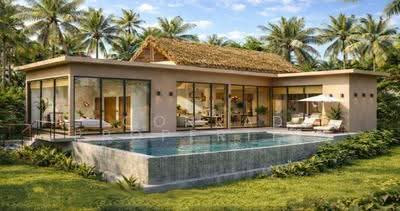 ขาย - Balinese 2 Bed Garden Pool Villas in Ban Tai, สุราษฎร์ธานี