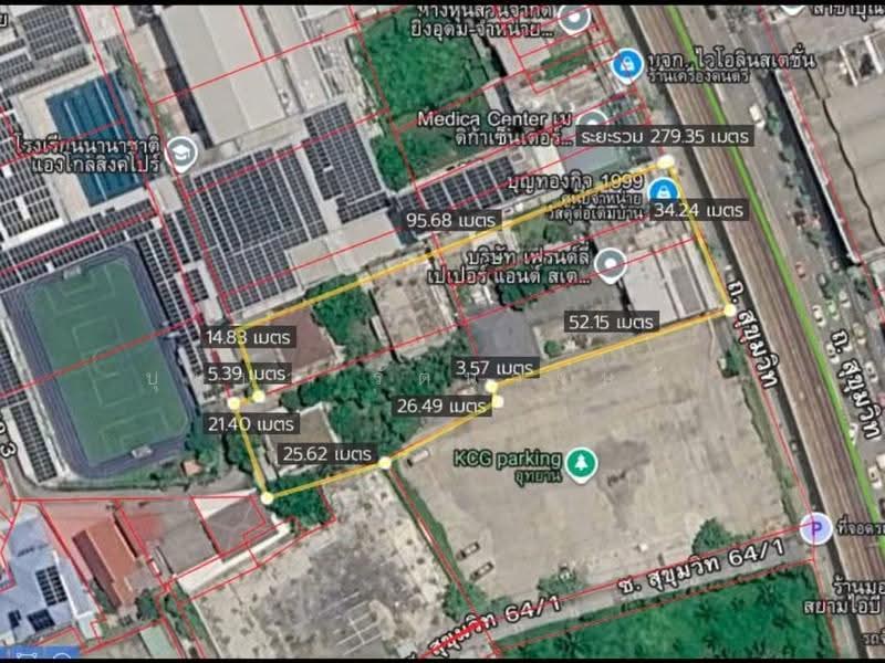 ขายที่ดินติดถนนใหญ่สุขุมวิท 64 ขนาด 2-0-27 ไร่ ผังสีส้ม ติด BTS ปุณณวิถี, bangkok, สุขุมวิท, Bang Chak, Phra Khanong, Bangkok, , 3,308 sqm, Land For Sale, by บุษบา รัตนวงษ์ชัย, 500578135 - DDproperty.com