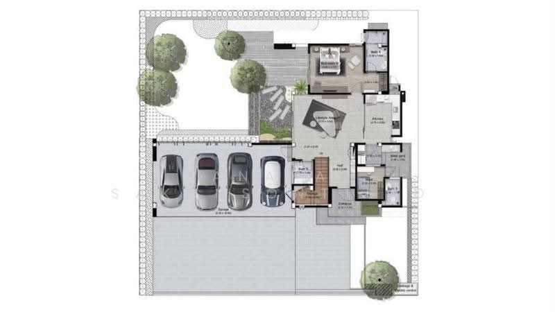 Nantawan Rama 9 Srinakarin, Bangkok, 888 Krung Thep Kritha Rd, Saphan Sung, Bangkok, 5 Bedrooms, 380 sqm, Single Detached House For Rent, by Tanapat Sakonsontised, 500578339 - DDproperty.com