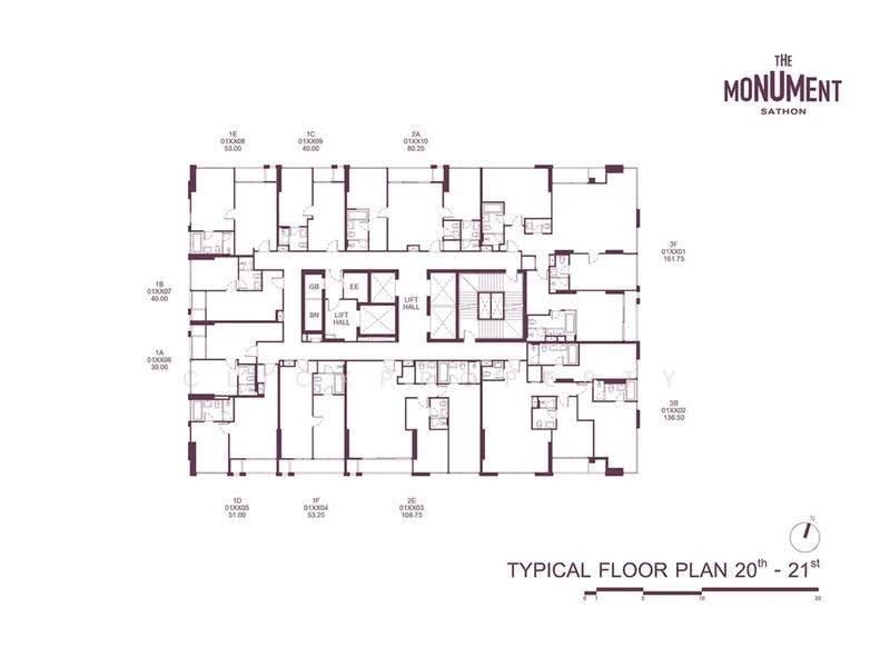 The Monument Sathon, Bangkok, Silom, Bang Rak, Bangkok, 3 Bedrooms, 162 sqm, Condo For Sale, by Clickproperty, 500579103 - DDproperty.com