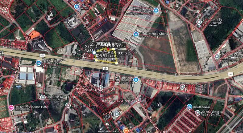 ที่ดิน ติดถนนเลี่ยงเมืองชลบุรี, chon-buri, Huai Kapi, Muang Chon Buri, Chon Buri (Pattaya), , 6,316 sqm, Land For Sale, by HOME Real Estate Service, 500579608 - DDproperty.com
