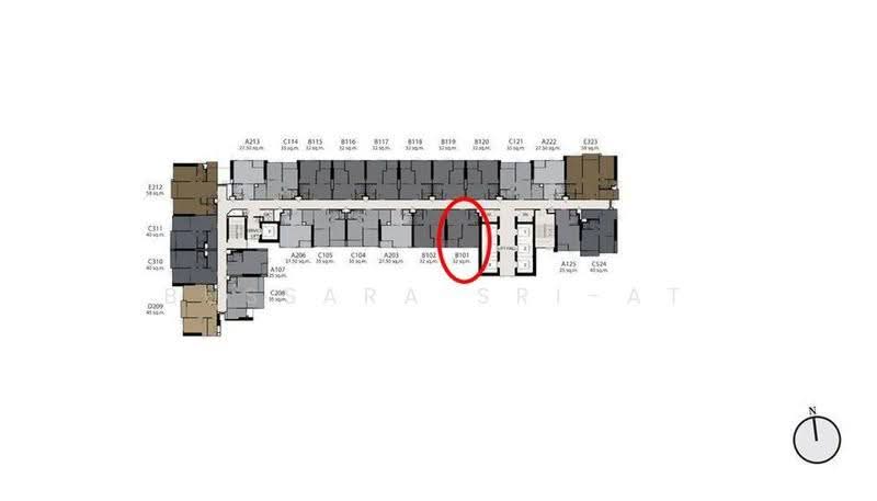 Life Asoke-Rama 9, bangkok, 626 Asoke-Dindaeng Road, Makkasan, Ratchathewi, Bangkok, 1 Bedroom, 32 sqm, Condo For Sale, by Bussara Sri-At, 500579646 - DDproperty.com