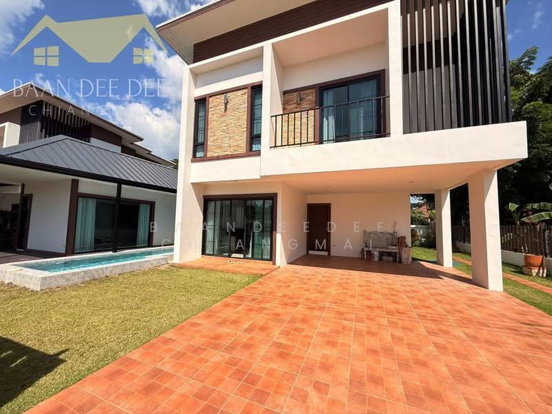 Luxury Pool Villa for Rent near Charoen Charoen Market, Rental Price: 40,000 THB / month No.13P010, Chiang Mai, San Kamphaeng, San Kamphaeng, Chiang Mai, 3 Bedrooms, 193 sqm, Single Detached House For Rent, by Baandeedee Chiangmai, 500579845 - DDproperty.com
