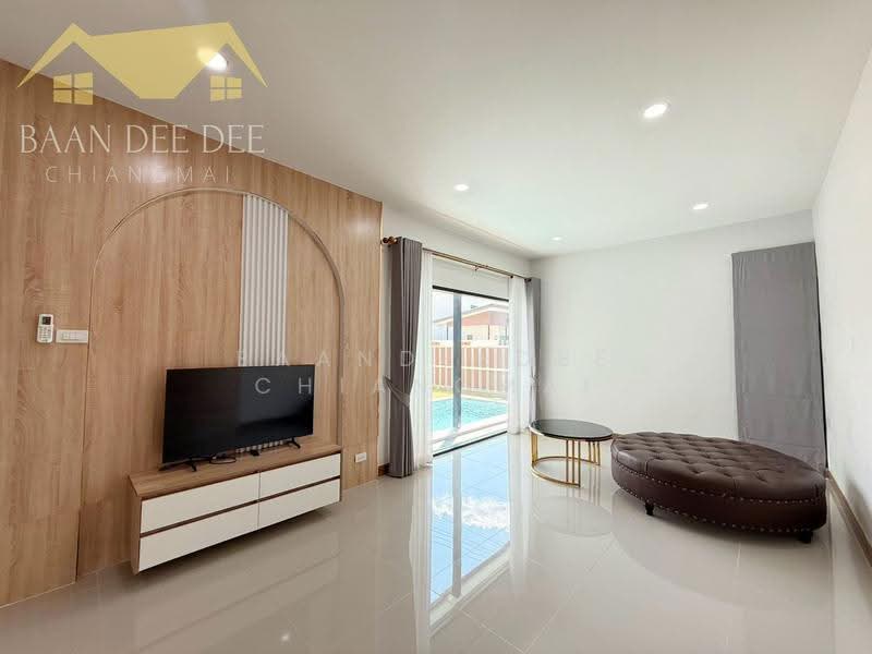 Luxury Pool Villa for Rent near Charoen Charoen Market, Rental Price: 40,000 THB / month No.13P010, Chiang Mai, San Kamphaeng, San Kamphaeng, Chiang Mai, 3 Bedrooms, 193 sqm, Single Detached House For Rent, by Baandeedee Chiangmai, 500579845 - DDproperty.com