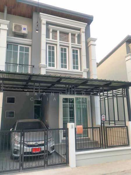 Townhome for rent near Meechok Plaza, Chiang Mai Rental Price: 18,500 THB / month Property No.5H180, Chiang Mai, San Phi Sua, Muang Chiang Mai, Chiang Mai, 4 Bedrooms, 100 sqm, Townhouse For Rent, by Baandeedee Chiangmai, 500579904 - DDproperty.com