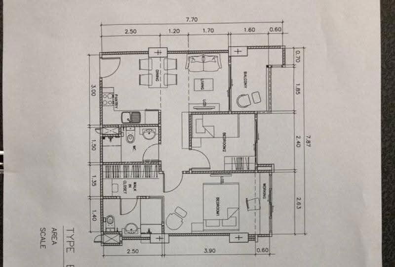 Airlink Residence, Bangkok, Rom Klao Road, Khlong Sam Prawet, Lat Krabang, Bangkok, 2 Bedrooms, 57 sqm, Condo For Rent, by Narinthira Roengrit, 500580834 - DDproperty.com