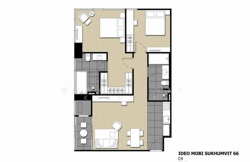 IDEO Mobi Sukhumvit 66, bangkok, 2578 Soi Sukhumvit 66 Sukhumvit Road, Bang Chak, Phra Khanong, Bangkok, 2 Bedrooms, 85 sqm, Condo For Rent, by Woraruethai Klumbun, 500581266 - DDproperty.com