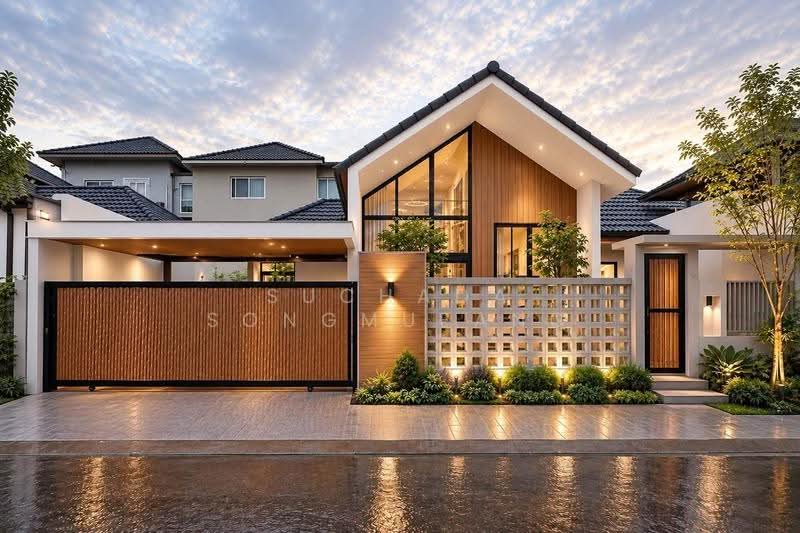Baan Rock Garden By Pass Phuket 3, Phuket, Ratsada, Muang Phuket, Phuket, 3 Bedrooms, 152 sqm, Semi-Detached House (Twin House) For Sale, by Suchada Songmueang, 500581908 - DDproperty.com