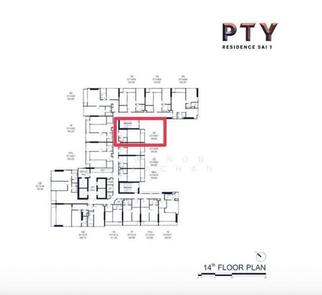PTY Residence Sai 1 : พีทีวาย เรสซิเดนซ์ สาย 1, ชลบุรี, หนองปรือ, บางละมุง, ชลบุรี, 29 ตร.ม., คอนโด ขาย, โดย Siwanon Gosachan, 500582182 - DDproperty.com