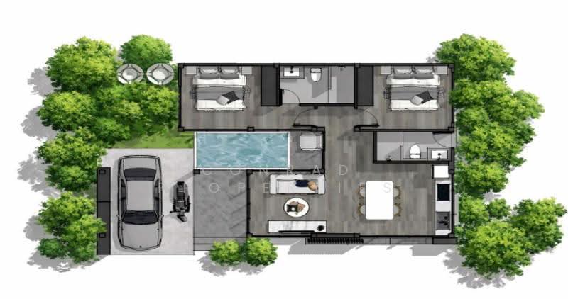 Charming 2 Bed Beachside Pool Villas in Maenam, สุราษฎร์ธานี, แม่น้ำ, เกาะสมุย, สุราษฎร์ธานี, 272 ตร.ม., วิลล่า ขาย, โดย Conrad Properties, 500582861 - DDproperty.com