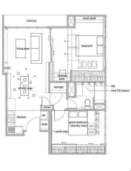 Grand Park View Asoke, Bangkok, 21 Sukhumvit Road, Khlongtoei Nua, Watthana, Bangkok, 2 Bedrooms, 68 sqm, Condo For Rent, by Nutnaree Nakkaew, 500582968 - DDproperty.com