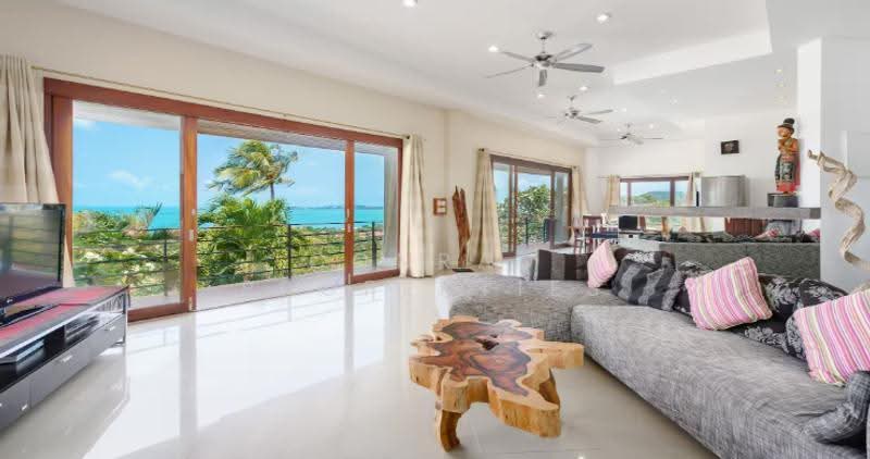 Balinese 5 Bedroom Tropical Sea View Villa in Bophut, surat-thani, Bo Put, Ko Samui, Surat Thani, 5 Bedrooms, 800 sqm, Villa For Sale, by Conrad Properties, 500583177 - DDproperty.com