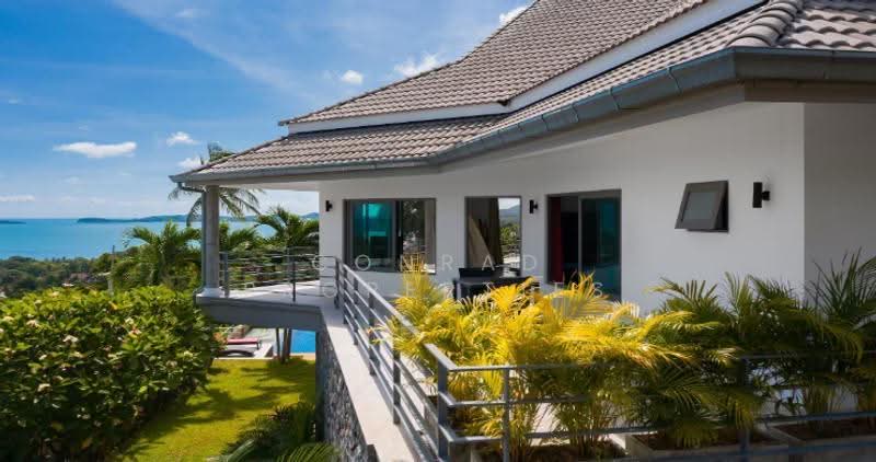 Balinese 5 Bedroom Tropical Sea View Villa in Bophut, surat-thani, Bo Put, Ko Samui, Surat Thani, 5 Bedrooms, 800 sqm, Villa For Sale, by Conrad Properties, 500583177 - DDproperty.com