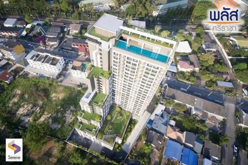 Plus Condo Sriracha, Chon Buri (Pattaya), Sriracha-Nongyaibu Road, Surasak, Si Racha, Chon Buri (Pattaya), 1 Bedroom, 34 sqm, Condo For Rent, by Thitiporn Pawikham, 500583286 - DDproperty.com