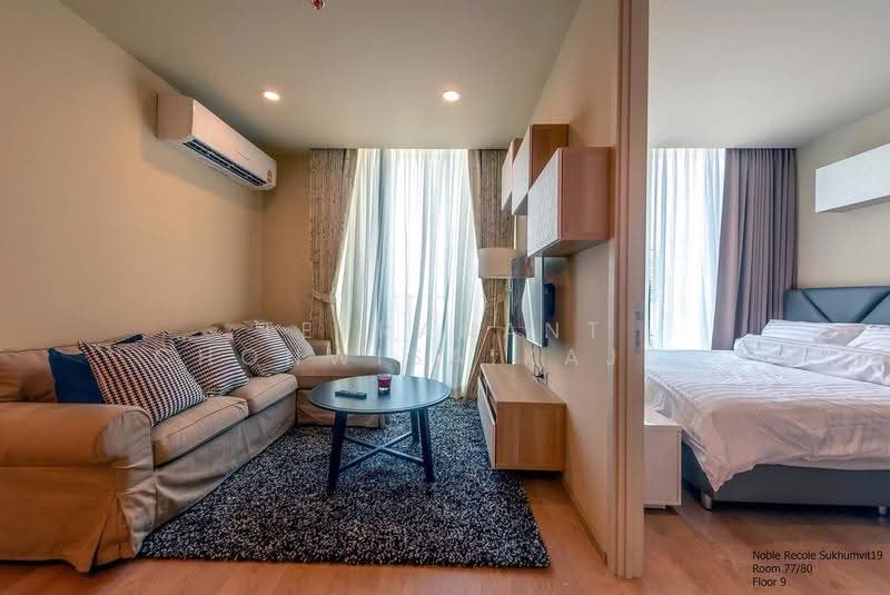 Noble Recole, bangkok, 77 Soi Sukhumvit 19 Sukhumvit Road, Khlongtoei Nua, Watthana, Bangkok, 2 Bedrooms, 62 sqm, Condo For Rent, by Teeranant Chonwisaikajon, 500583603 - DDproperty.com