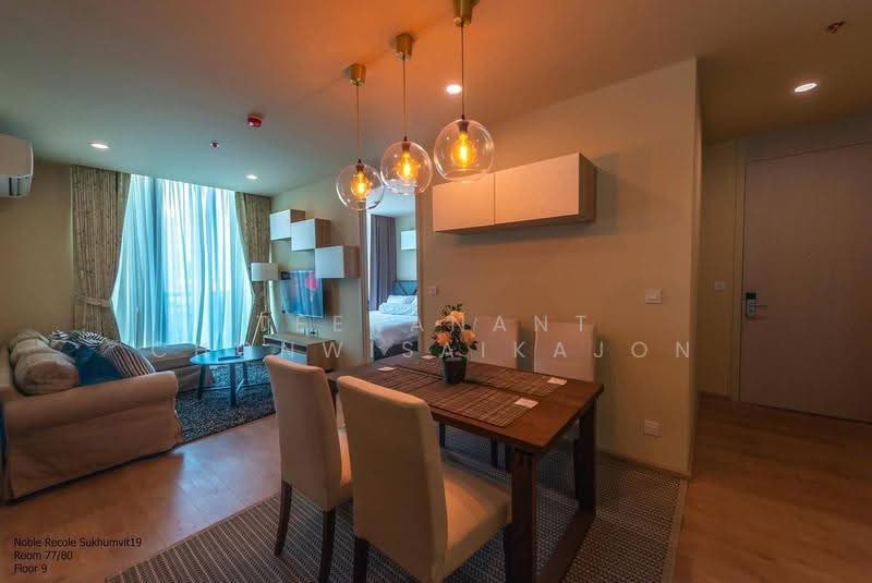Noble Recole, bangkok, 77 Soi Sukhumvit 19 Sukhumvit Road, Khlongtoei Nua, Watthana, Bangkok, 2 Bedrooms, 62 sqm, Condo For Rent, by Teeranant Chonwisaikajon, 500583603 - DDproperty.com