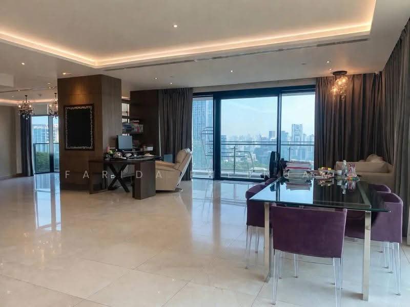 The St. Regis Bangkok (Residences), bangkok, Rajdamri, Lumphini, Pathum Wan, Bangkok, 3 Bedrooms, 440 sqm, Condo For Rent, by Farida Phetnuam, 500584157 - DDproperty.com